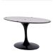 Base de Mesa de Jantar Saarinen Oval Para Tampo de 160x90 até 244x122 cm Preto