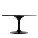 Base de Mesa de Jantar Saarinen Oval Para Tampo de 160x90 até 244x122 cm Preto