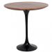 Mesa Lateral Tulipa Saarinen Redonda 51 cm - Imbuia