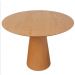 Mesa de Jantar Cone 90 cm Base Madeira Freijó Tampo Freijó