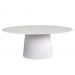 Mesa de Jantar Cone Oval 120X80 cm Laqueada