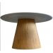 Mesa de Jantar Cone Oval 137x90 cm Base Laminada em Madeira Freijó