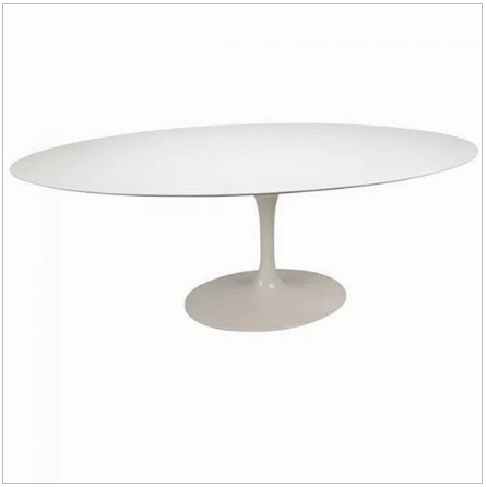 Mesa de Jantar Saarinen Oval 190x120 cm Laqueada