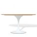 Mesa de Jantar Tulipa Saarinen Oval 190x120 cm Tampo Freijó