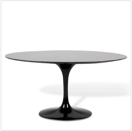 Mesa de Jantar Tulipa Saarinen Oval 235x122 cm Laqueada