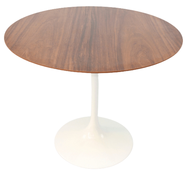 Mesa de Jantar Tulipa Saarinen Redonda 130 cm - Imbuia