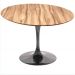 Mesa de Jantar Tulipa Saarinen Redonda 160 cm - Nogueira