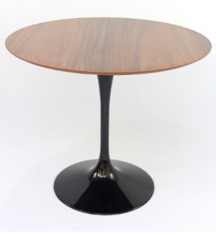 Mesa de Jantar Tulipa Saarinen Redonda 80 cm - Imbuia