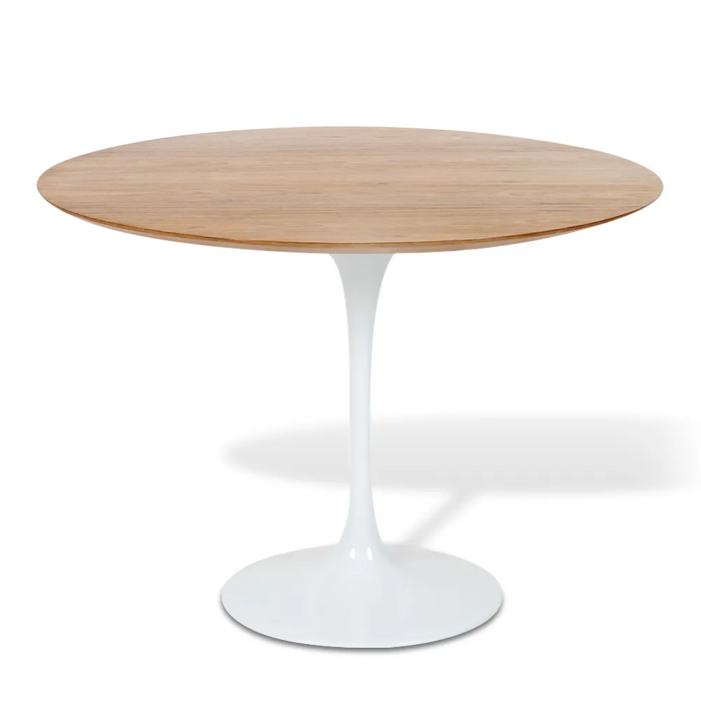 Mesa de Jantar Tulipa Saarinen Redonda 90 cm - Freijó