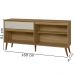 Aparador Buffet Ravi Nature Off White PLLA
