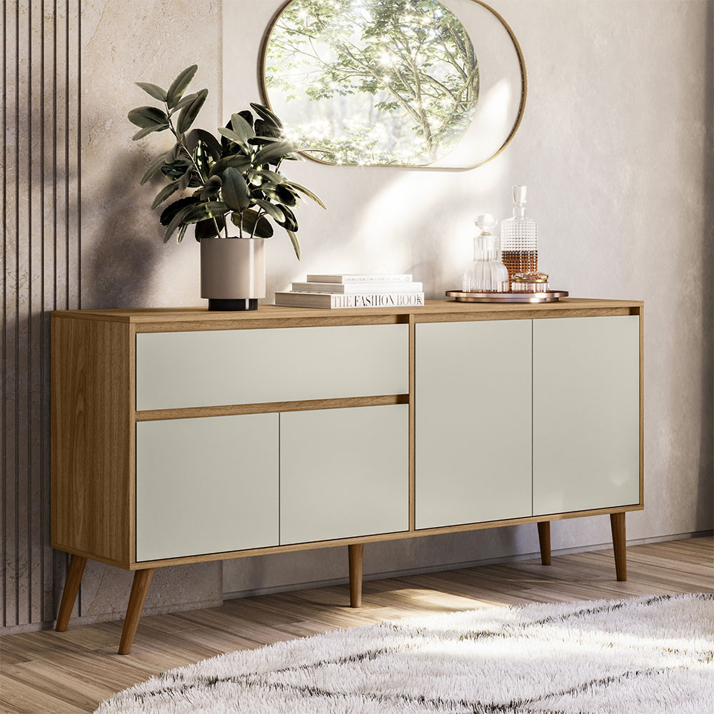 Aparador Buffet Ravi Nature Off White PLLA