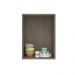 Armário Aéreo Karen 45cm 1 Porta Malbec/Avelã - SSX Multicoisas