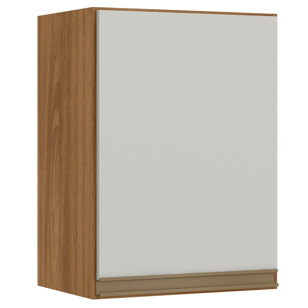 Armário Aéreo Karen 45cm 1 Porta Nature/Off White - SSX Multicoisas