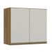 Armário Aéreo Karen 70cm 2 Portas Nature/Off White - SSX Multicoisas