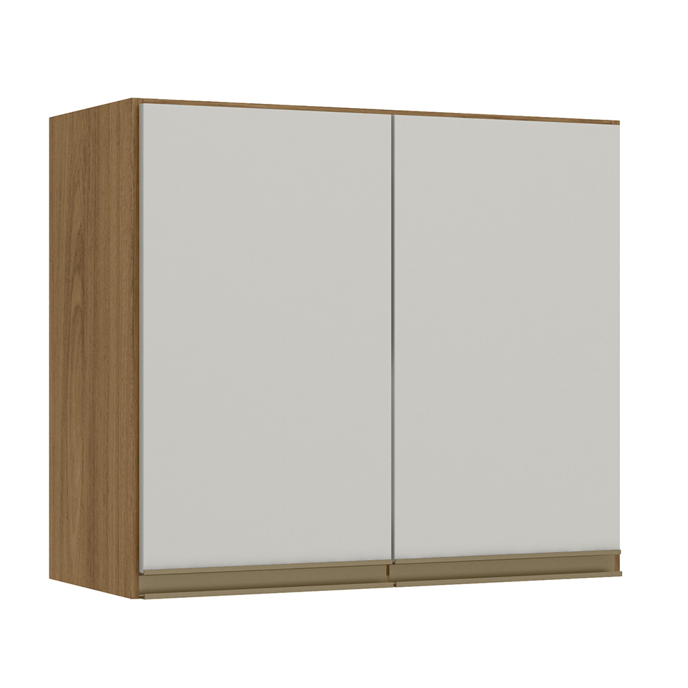 Armário Aéreo Karen 70cm 2 Portas Nature/Off White - SSX Multicoisas