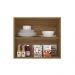 Armário Aéreo Karen 70cm 2 Portas Nature/Off White - SSX Multicoisas