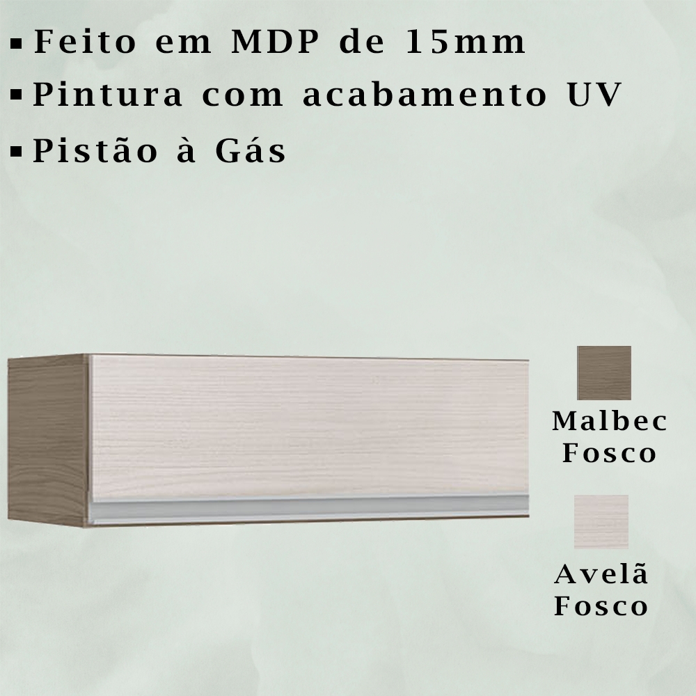 Armario Aereo Basculante 70 cm 1400 Malbec Avela PLLA