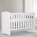 Berço Em MDF Com Rodizios 3450 Branco PLLA