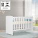 Berço Em MDF Com Rodizios 3450 Branco PLLA