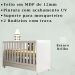 Berço Mini Cama 2 em 1 Com Rodizios 3200 Branco PLLA