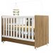 Berço Mini Cama 2 em 1 Encanto Nature Branco PLLA