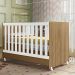 Berço Mini Cama 2 em 1 Encanto Nature Branco PLLA