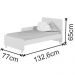 Berço Mini Cama 2 em 1 Encanto Nature Branco PLLA