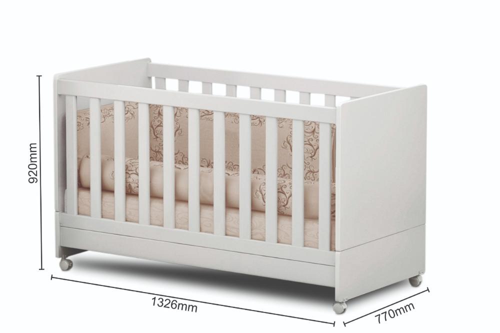 Berço Mini Cama Branco Encanto Kasa Sofá