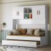 Bicama com Ponte 4 Portas Flex 3842 Branco Nature PLLA