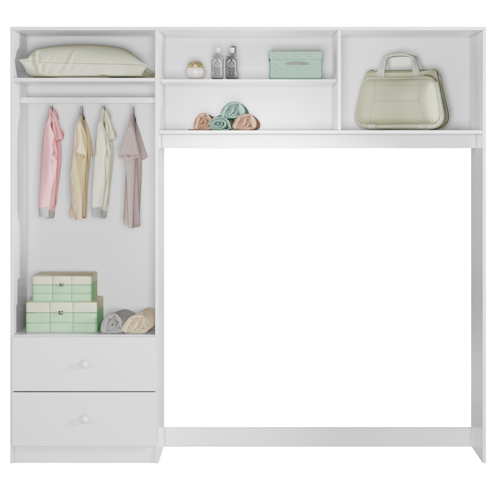 Conjugado Infantil 4 Portas 200 cm 9250 Branco PLLA