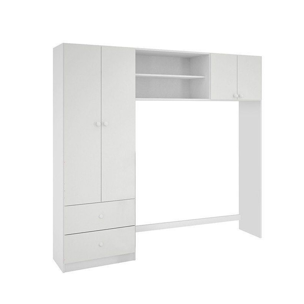 Conjugado Infantil 4 Portas Ternura Branco - Peternella