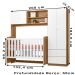 Conjugado Infantil Berço e Armario 4 PT 999150 Nature Branco PLLA