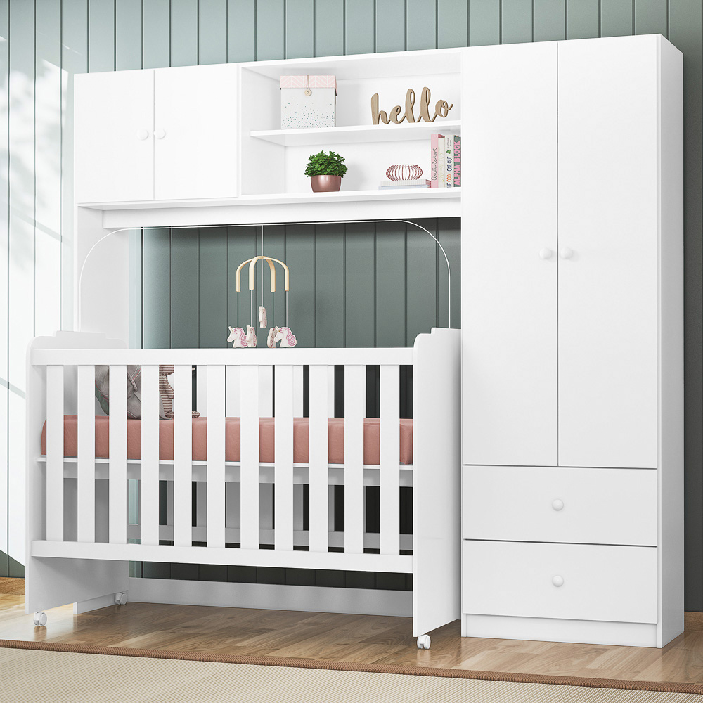 Conjugado Ternura + Berço Amore Branco PLLA