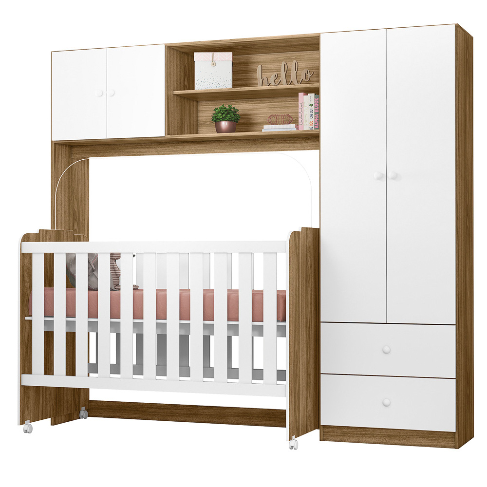 Conjugado Ternura + Berço Amore Nature Branco PLLA