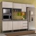 Cozinha Modulada 8 Portas 259cm 5550 Malbec Avela PLLA
