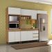 Cozinha Modulada 8 Portas 259cm 5550 Nature Off White PLLA