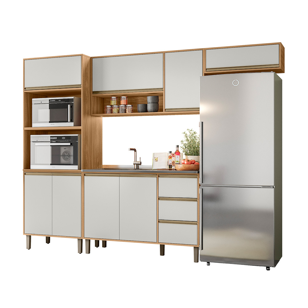 Cozinha Modulada Peternella Florença 4 Peças com Torre Quente - SSX Multicoisas