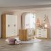 Dormitorio Infantil Completo 3 Peças 99210 Nature Off White PLLA