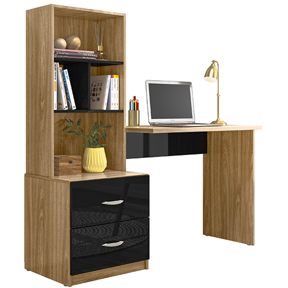 Escrivaninha Cristal Nature Preto PLLA