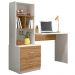 Escrivaninha Multifuncional 2 Gavetas 138cm Branco Nature PLLA