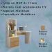 Escrivaninha Multifuncional 2 Gavetas 138cm Branco Nature PLLA