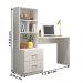 Escrivaninha Multifuncional 2 Gavetas 138cm Branco PLLA