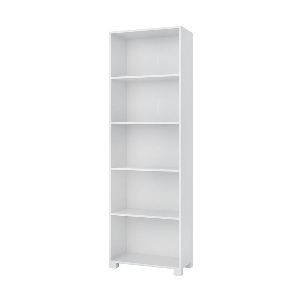 Livreiro  Organizador 4 Prateleiras Branco Firenze Kasa Sofá