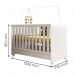 Berço Mini Cama Encanto Branco com Colchão Baby Physical - Peternella Móveis