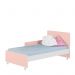 Berço Mini Cama Encanto Rosê/Branco com Colchão Baby Physical - Peternella Móveis 