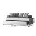 Bicama Solteiro 192 cm Onix Branco Nature Flex PLLA