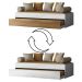 Bicama Solteiro 192 cm Onix Branco Nature Flex PLLA