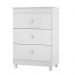 Cômoda Ternura 3 Gavetas - Branco - Peternella Móveis