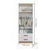 Guarda Roupa Infantil Ônix 2 Portas e 2 Gavetas Flex Nature/Branco - Peternella Móveis