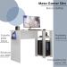 Mesa Gamer Para Computador 5050 Branco PLLA